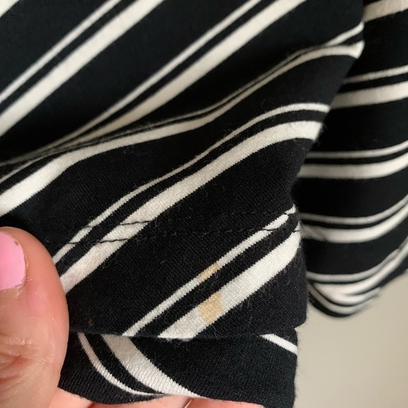 Loft Black & White Striped Skirt Size XS - Picture 4 of 4